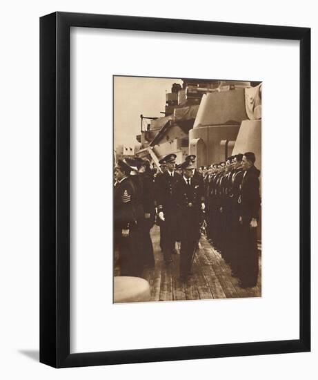 'Men of H.M.S. Royal Oak', 1937-Unknown-Framed Photographic Print