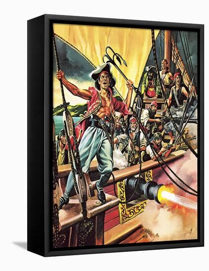 Men of the Jolly Roger-Ron Embleton-Framed Premier Image Canvas