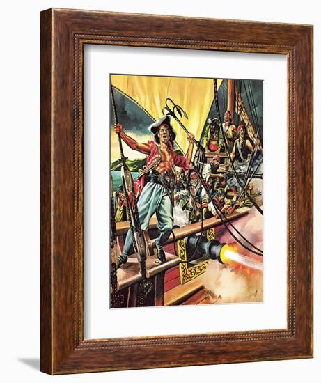 Men of the Jolly Roger-Ron Embleton-Framed Giclee Print