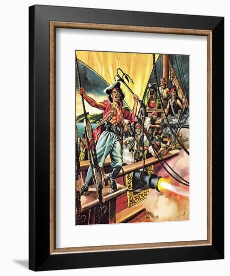 Men of the Jolly Roger-Ron Embleton-Framed Giclee Print