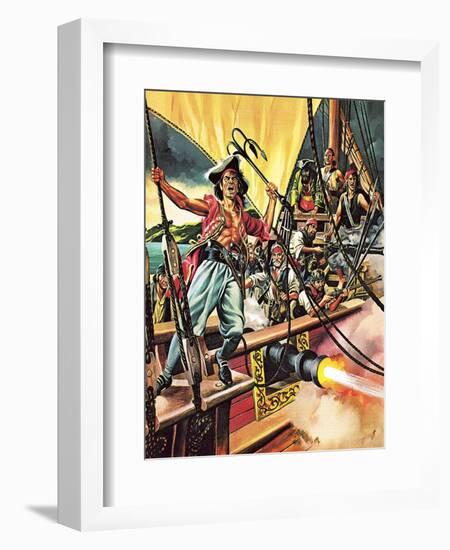 Men of the Jolly Roger-Ron Embleton-Framed Giclee Print