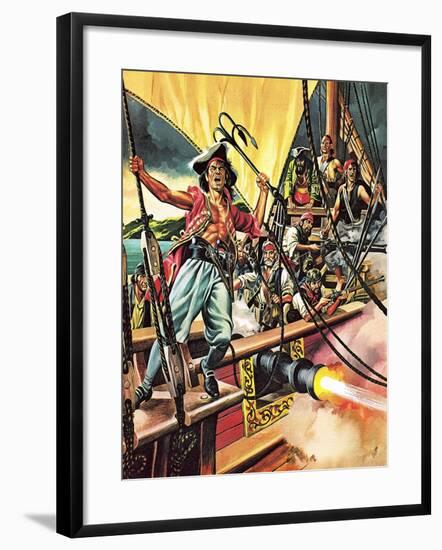 Men of the Jolly Roger-Ron Embleton-Framed Giclee Print