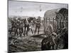 Men of the Mounted Section of the Canadian Veterinary Corps Collecting Wounded Horses in the…-Richard Caton Woodville-Mounted Giclee Print