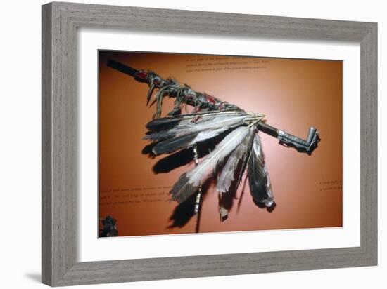 Men Omini War-Pipe, North American Indian-Unknown-Framed Giclee Print