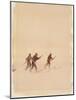 Men on Skis-Edward Adrian Wilson-Mounted Giclee Print