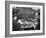 Men Playing a Crib Game, a Card Game, in an English Pub-Hans Wild-Framed Photographic Print