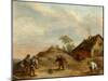 Men Playing At Bowls-David the Younger Teniers-Mounted Giclee Print