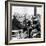 Men Playing Domino at the Table of a Cafe in Baghdad-Mario de Biasi-Framed Photographic Print