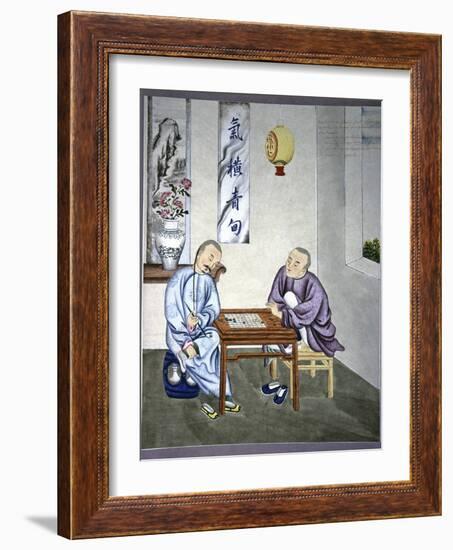 Men Playing Go, Artwork-CCI Archives-Framed Photographic Print