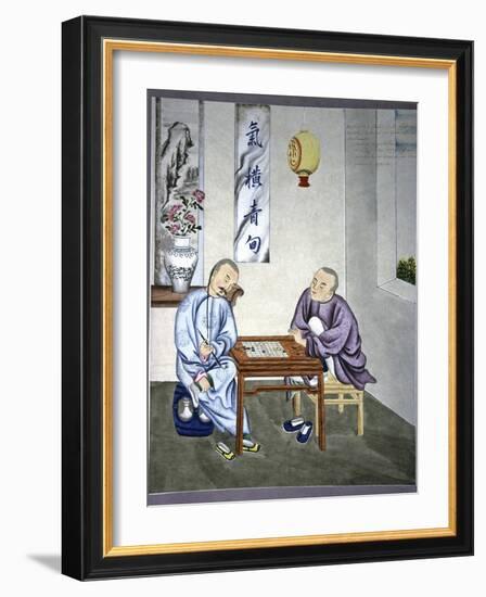Men Playing Go, Artwork-CCI Archives-Framed Photographic Print
