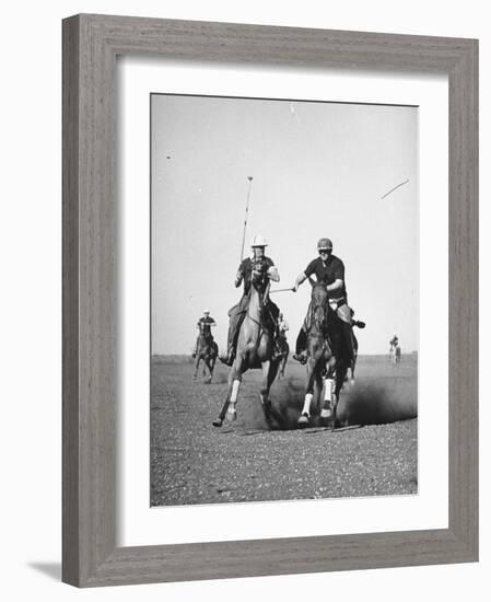 Men Playing Polo-Carl Mydans-Framed Photographic Print