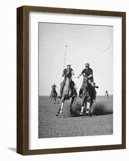 Men Playing Polo-Carl Mydans-Framed Photographic Print