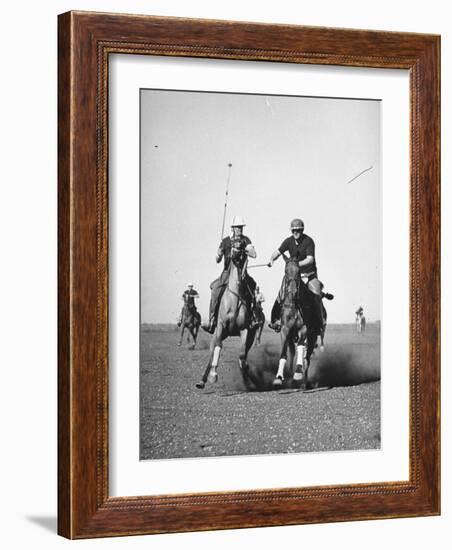 Men Playing Polo-Carl Mydans-Framed Photographic Print