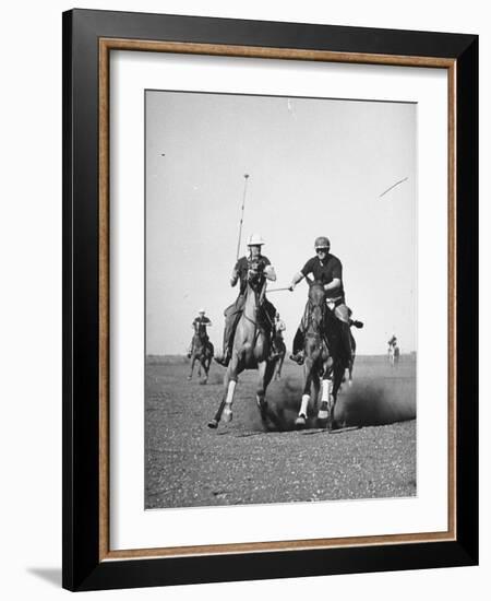 Men Playing Polo-Carl Mydans-Framed Photographic Print