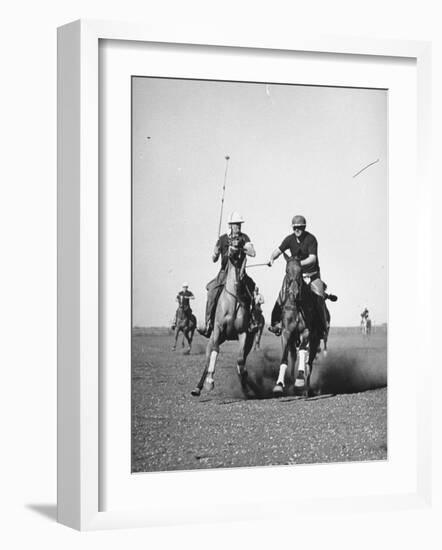 Men Playing Polo-Carl Mydans-Framed Photographic Print