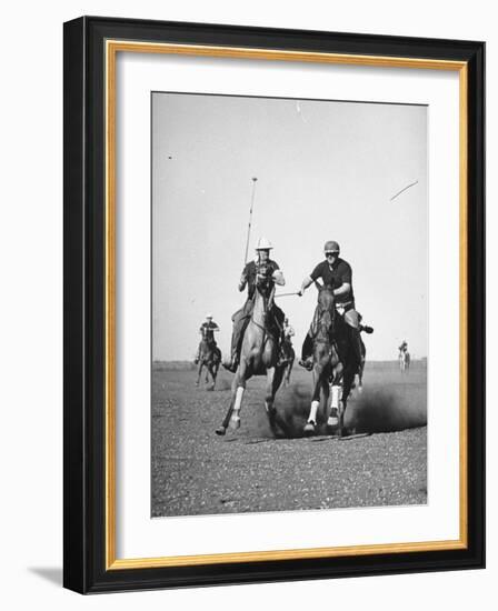 Men Playing Polo-Carl Mydans-Framed Photographic Print