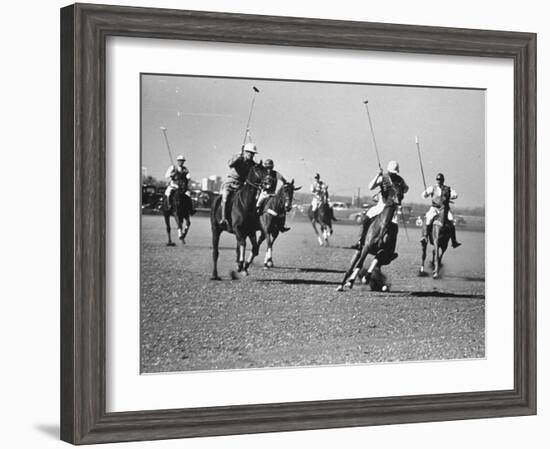 Men Playing Polo-Carl Mydans-Framed Photographic Print