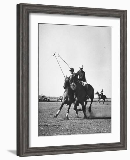 Men Playing Polo-Carl Mydans-Framed Photographic Print