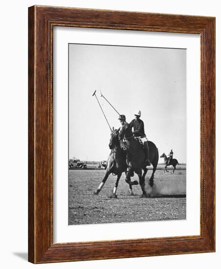 Men Playing Polo-Carl Mydans-Framed Photographic Print