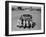 Men Pushing Car During Nat. Hot Rod Assoc. Drag Meet-Ralph Crane-Framed Photographic Print