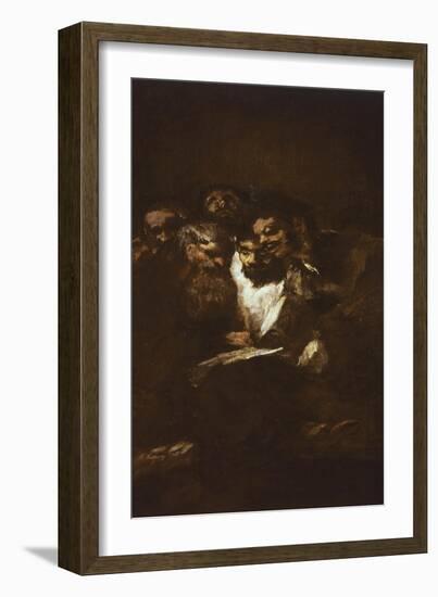 Men Reading-Francisco de Goya-Framed Giclee Print