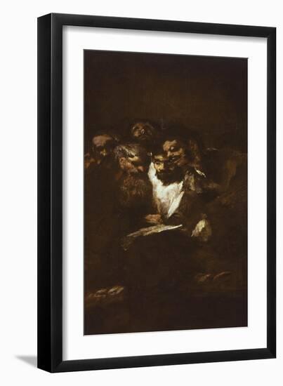 Men Reading-Francisco de Goya-Framed Giclee Print