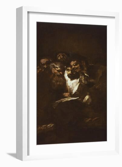 Men Reading-Francisco de Goya-Framed Giclee Print