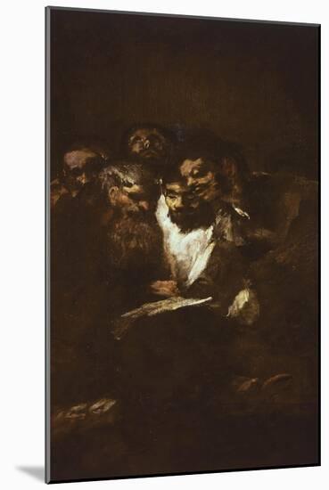 Men Reading-Francisco de Goya-Mounted Giclee Print