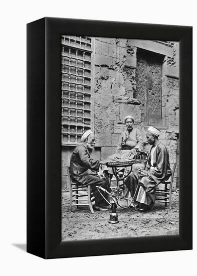 Men Relaxing, Cairo, Egypt, C1922-Donald Mcleish-Framed Premier Image Canvas