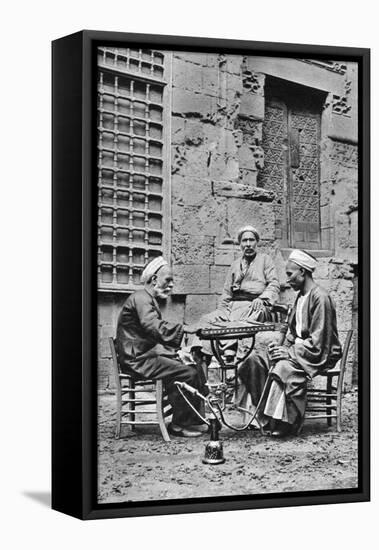 Men Relaxing, Cairo, Egypt, C1922-Donald Mcleish-Framed Premier Image Canvas