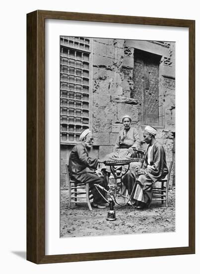 Men Relaxing, Cairo, Egypt, C1922-Donald Mcleish-Framed Giclee Print