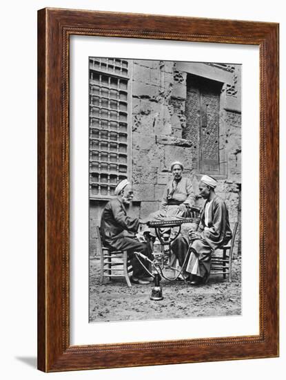 Men Relaxing, Cairo, Egypt, C1922-Donald Mcleish-Framed Giclee Print