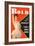 Men's Pulp Magazine Cover-null-Framed Art Print