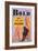 Men's Pulp Magazine Cover-null-Framed Art Print