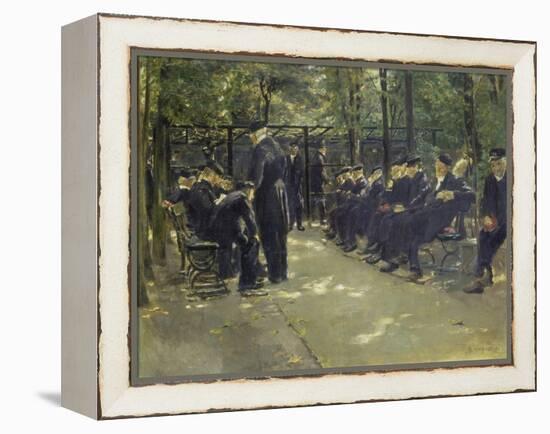Men's Retirement Home in Amsterdam, 1882-Max Liebermann-Framed Premier Image Canvas