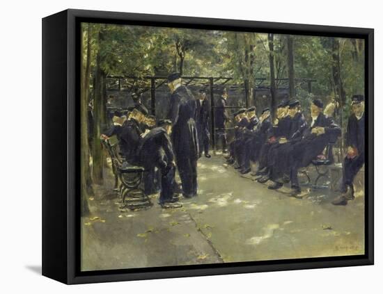 Men's Retirement Home in Amsterdam, 1882-Max Liebermann-Framed Premier Image Canvas