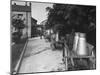 Men Waiting in Line at the Tipperary Co-Operative Creamery-William Vandivert-Mounted Premium Photographic Print