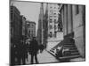 Men Walking by the Statue of George Washington on Wall St-Wallace G^ Levison-Mounted Photographic Print