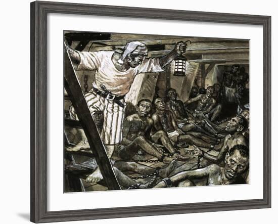Men with a Mission: He Gave Millions Their Freedom. William Wilberforce-Clive Uptton-Framed Giclee Print