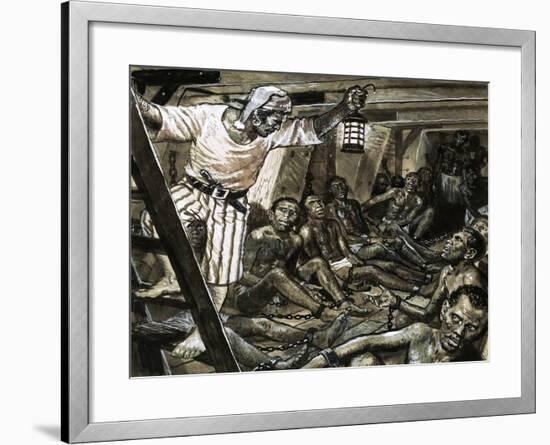 Men with a Mission: He Gave Millions Their Freedom. William Wilberforce-Clive Uptton-Framed Giclee Print