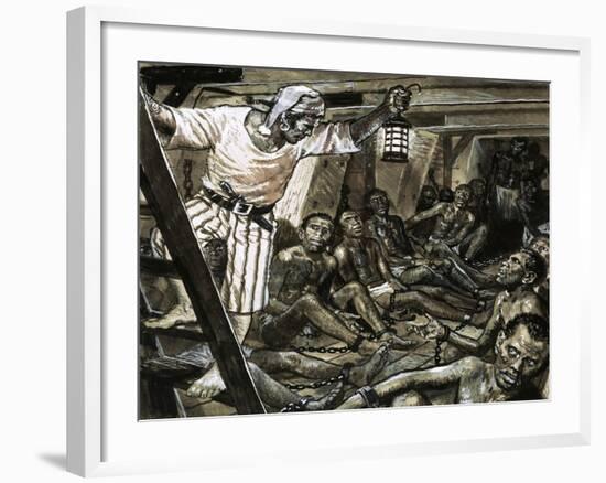 Men with a Mission: He Gave Millions Their Freedom. William Wilberforce-Clive Uptton-Framed Giclee Print