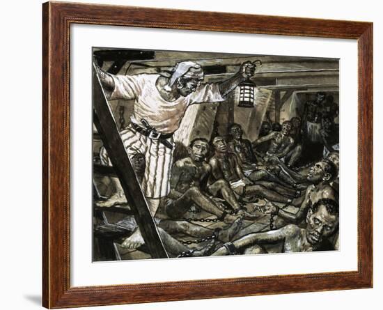 Men with a Mission: He Gave Millions Their Freedom. William Wilberforce-Clive Uptton-Framed Giclee Print