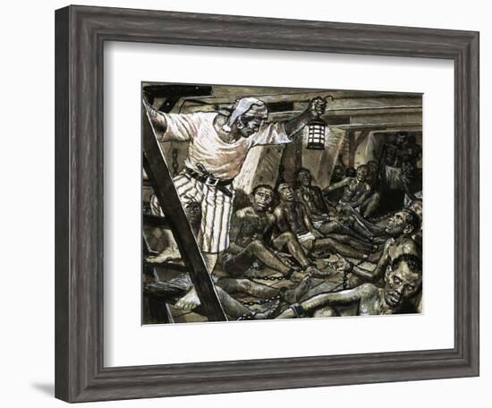 Men with a Mission: He Gave Millions Their Freedom. William Wilberforce-Clive Uptton-Framed Giclee Print