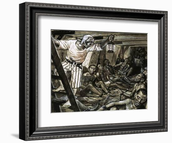 Men with a Mission: He Gave Millions Their Freedom. William Wilberforce-Clive Uptton-Framed Giclee Print