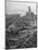 Men Working on the Liberty Ship in the Kaiser Shipyard-Hansel Mieth-Mounted Photographic Print