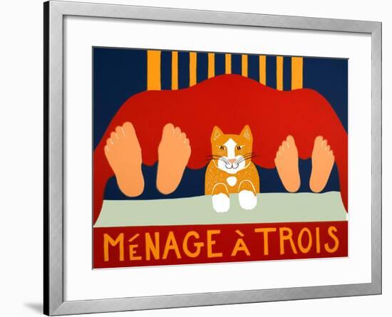 Menage A Trois Orange Cat-Stephen Huneck-Framed Giclee Print