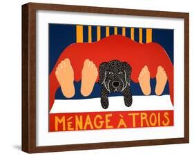 Menage Black-Stephen Huneck-Framed Giclee Print