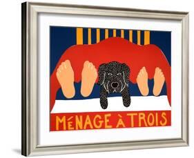 Menage Black-Stephen Huneck-Framed Giclee Print