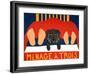 Menage Black-Stephen Huneck-Framed Giclee Print