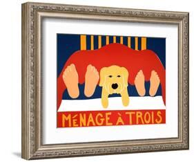 Menage Yell-Stephen Huneck-Framed Giclee Print